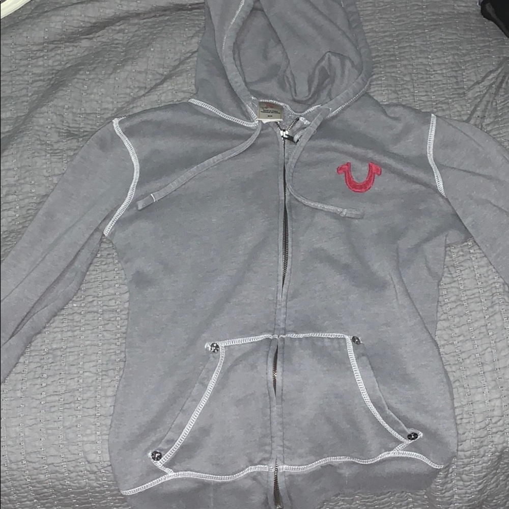 True religion grey jacket